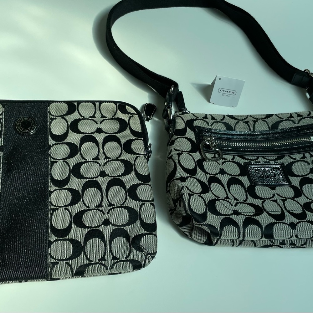 Coach cross body purse and tablet case